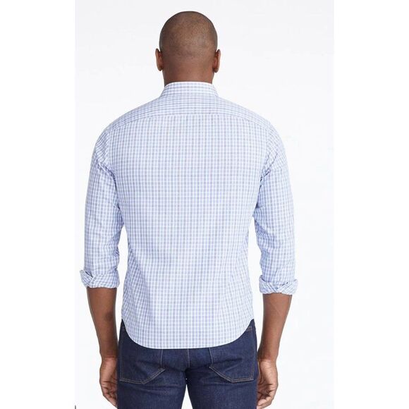 Untuckit Wrinkle Free Long Sleeve Plaid Shirt Size Large - Picture 4 of 10